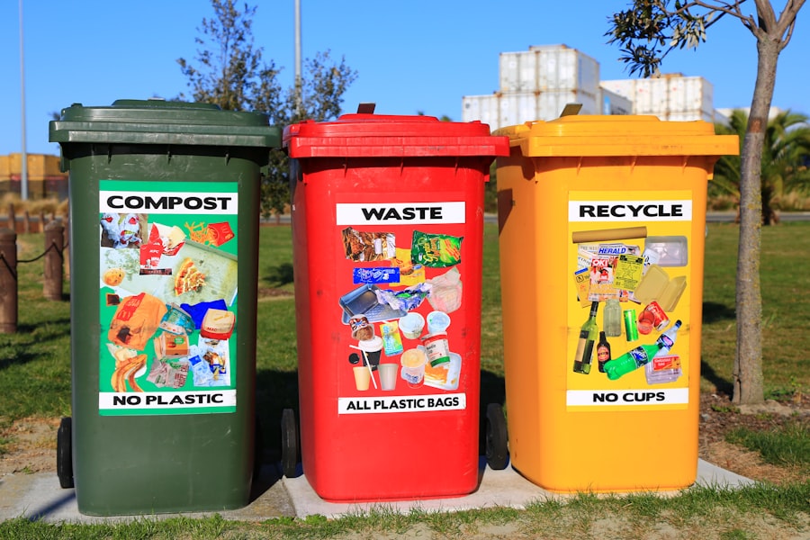 Recyclinganlage mit industriellen Maschinen